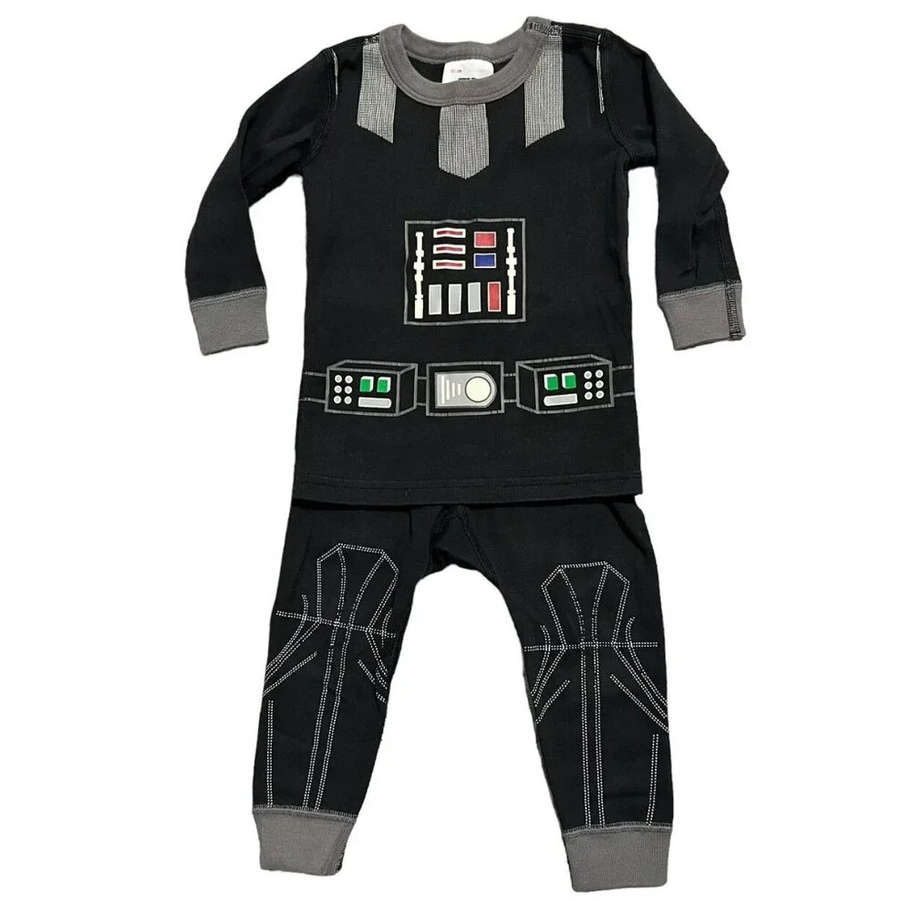 Hanna Andersson Sz 80 (18-24m) Star Wars Darth Vader Pajamas